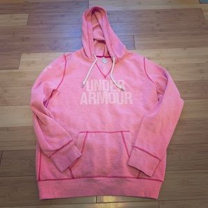 :under armour: pink hoodie